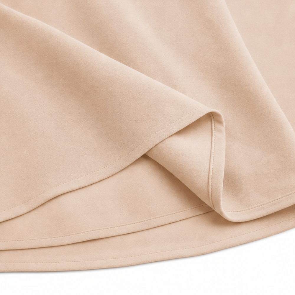 Solenya – Batwing Midi Dress with Keyhole Neckline and Pockets