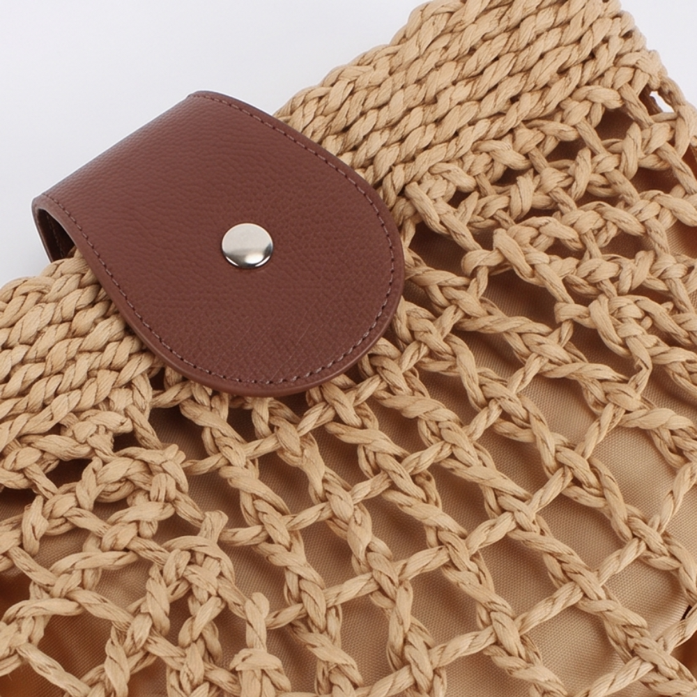 Boheme™ - Woven Straw Crossbody Bag for Effortless Summer Style