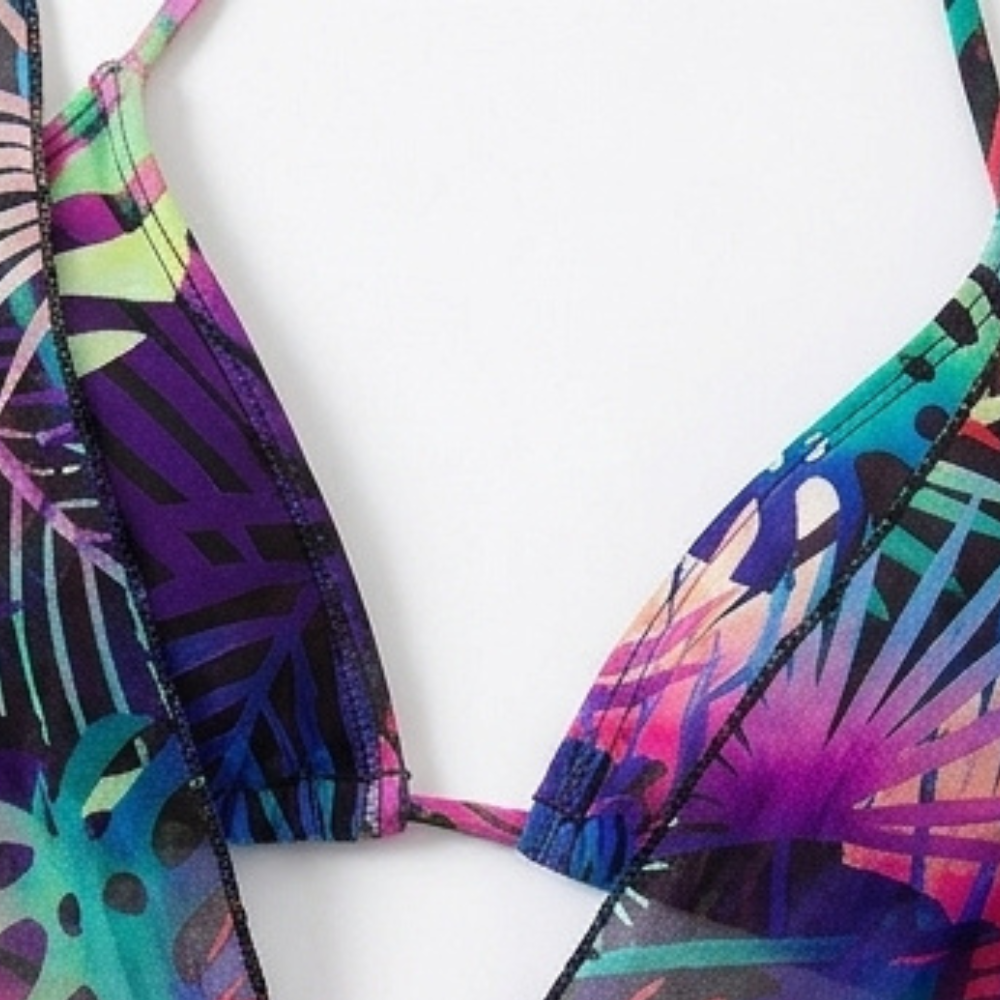 Lunavera™ – Tropical 3-Piece Swim Set with Kimono Cover