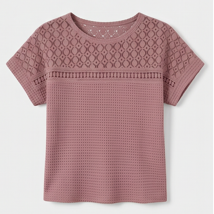 Lunavia™ – Breezy Open-Weave Knit Top