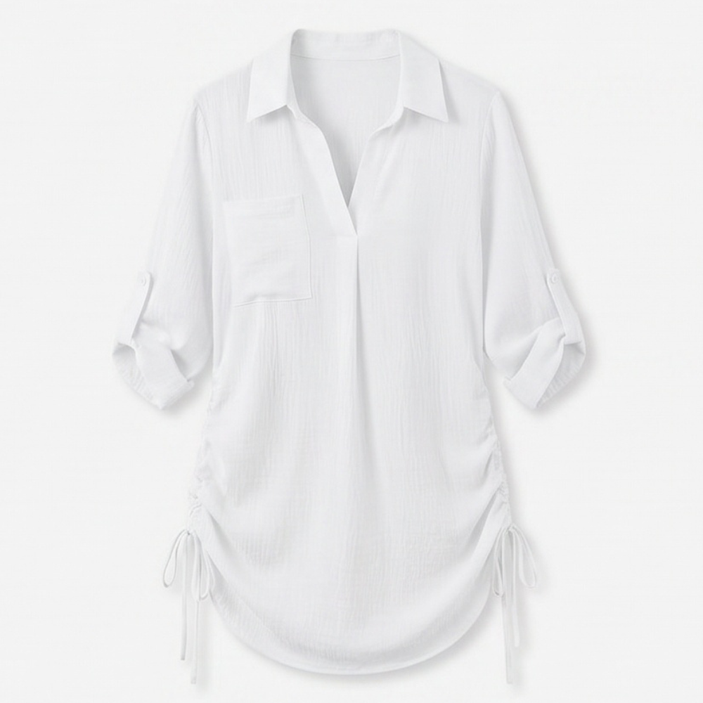 Coverly™ – Breezy Beach Cover-Up Shirt Dress