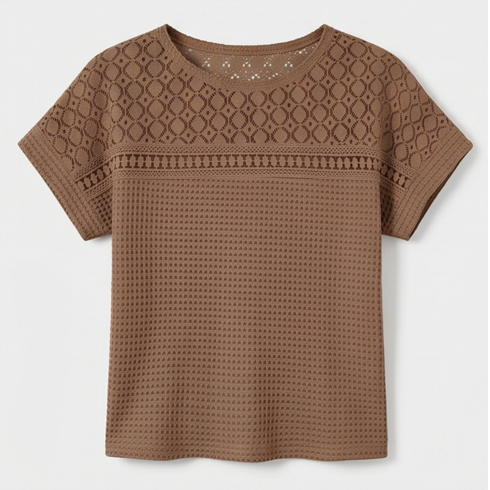 Lunavia™ – Breezy Open-Weave Knit Top