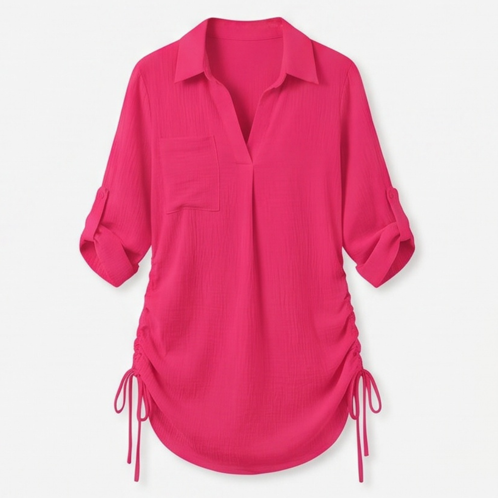 Coverly™ – Breezy Beach Cover-Up Shirt Dress
