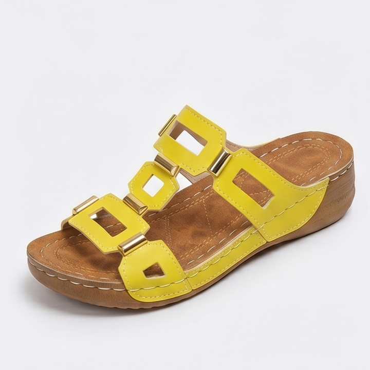 Soleva™ – Cut-Out Platform Sandals