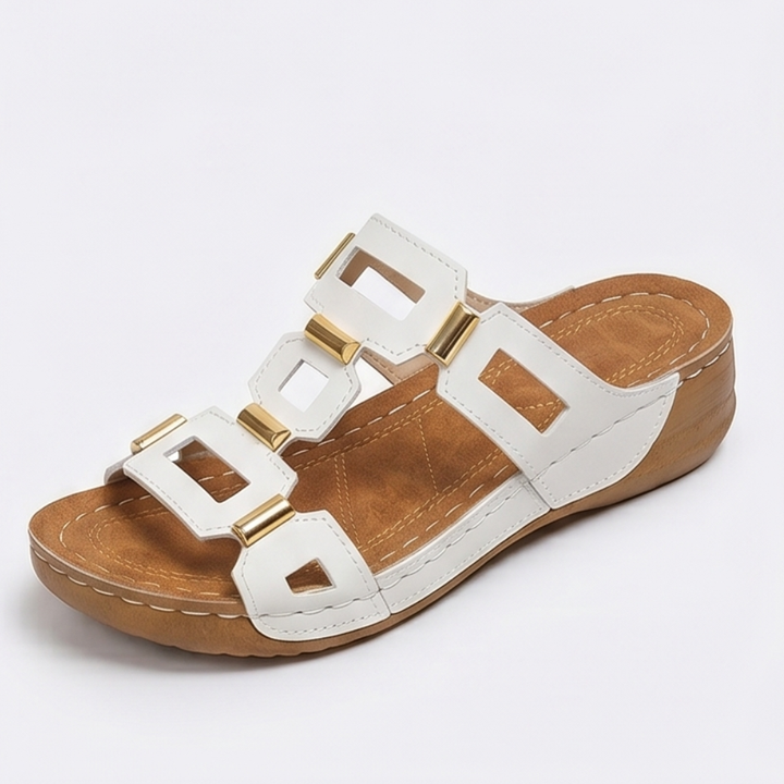 Soleva™ – Cut-Out Platform Sandals