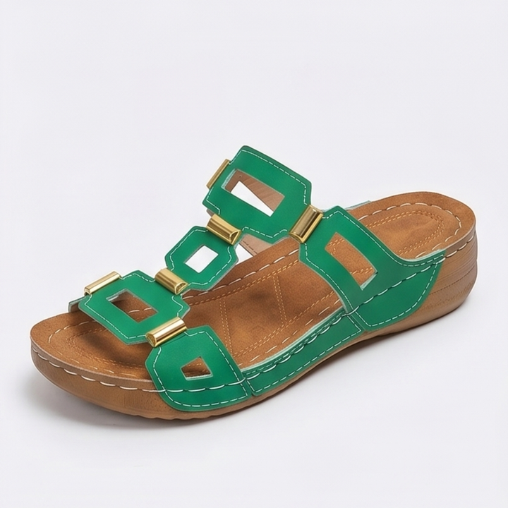 Soleva™ – Cut-Out Platform Sandals