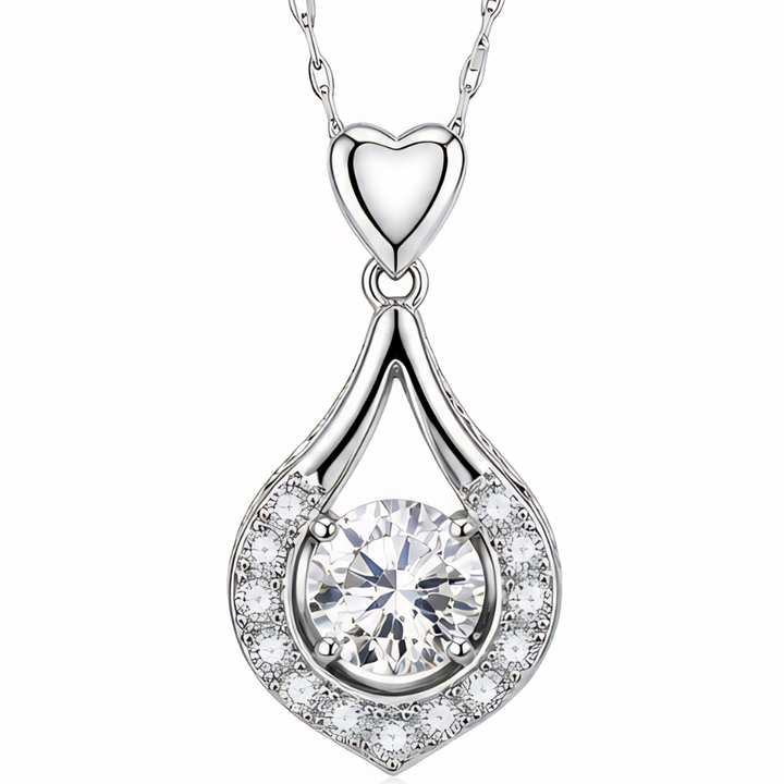 Lunavia™ – Dancing Stone Teardrop Pendant Necklace