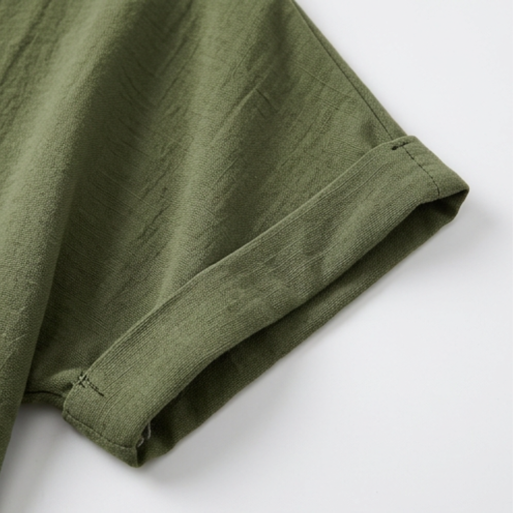 Solenne™ Soft Drape V-Neck Blouse for Everyday Wear