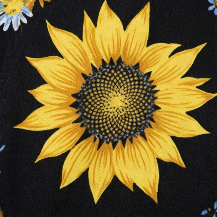 Florenza™ – Sunflower Corset Midi Dress