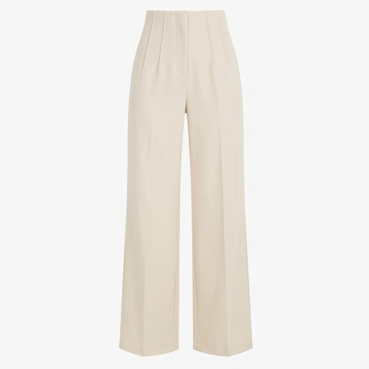 Velora™ – Tailored Pleated Trousers for Elongated Legs