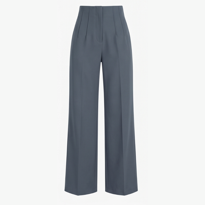 Velora™ – Tailored Pleated Trousers for Elongated Legs