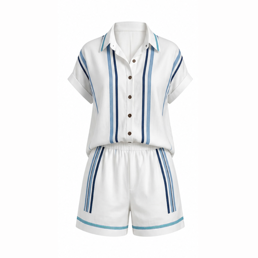 Tara™ Coastal Shirt and Shorts Set