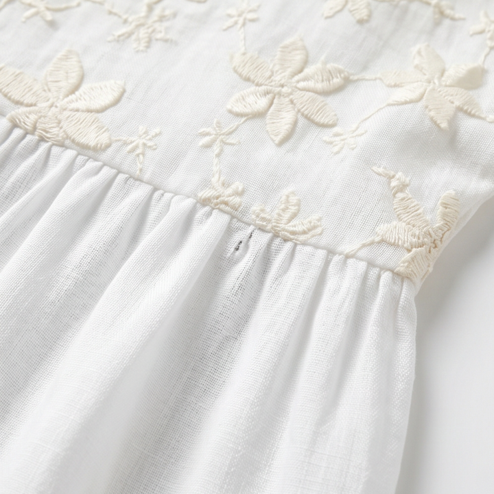 Floralé™ – Embroidered Floral Peplum Blouse