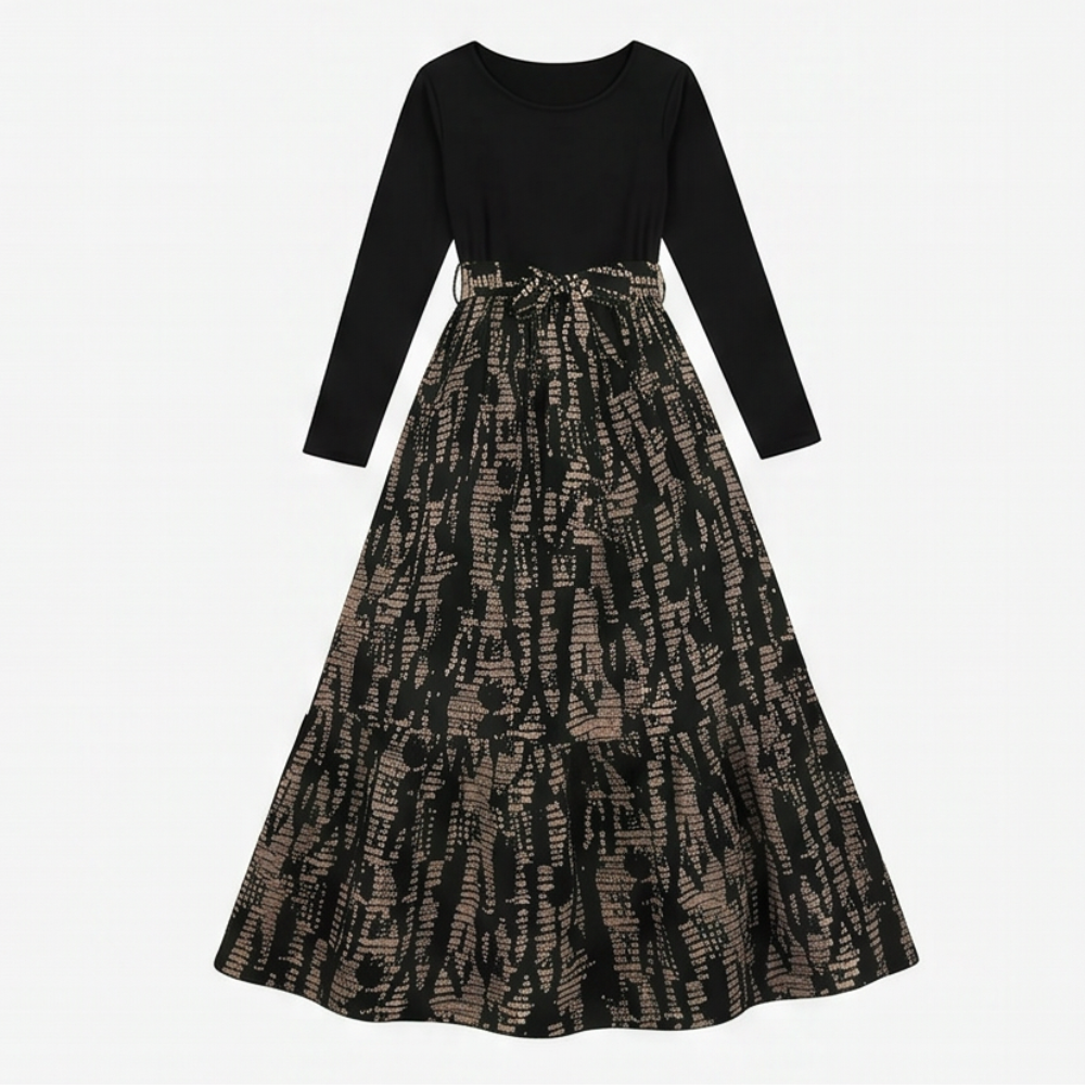 Florenza™ – Floral Tie-Waist Maxi Dress