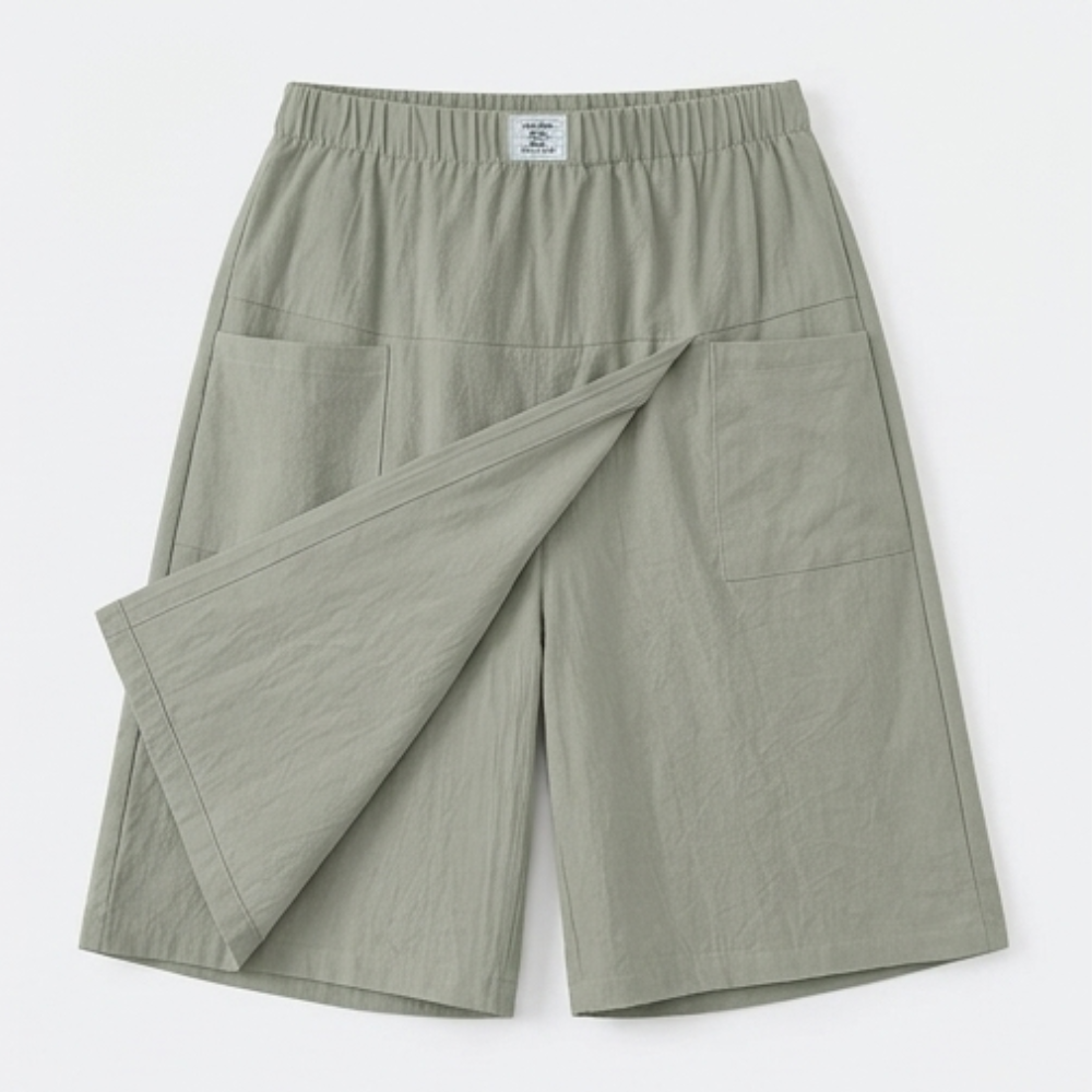 Soléva™ – Wrap-Front Skort with Hidden Shorts