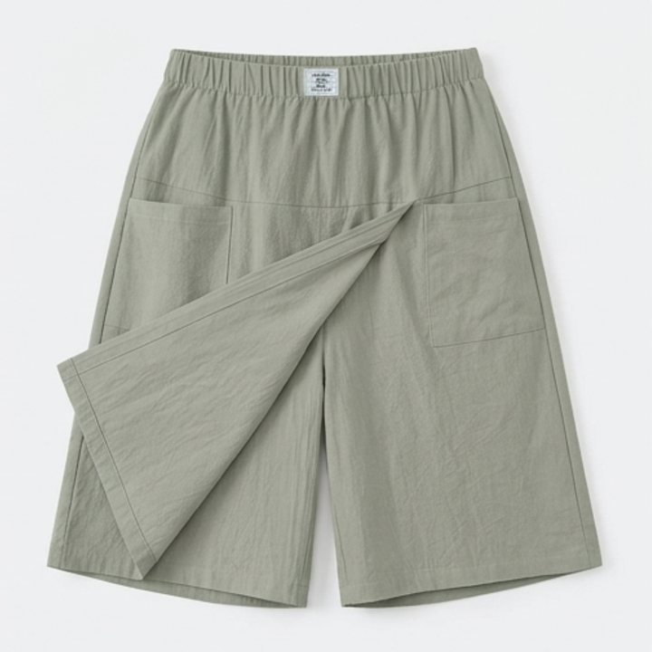 Soléva™ – Wrap-Front Skort with Hidden Shorts