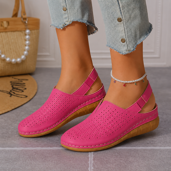 Airessa™ – Breathable Mesh Slip-On Mules with Cushioned Air Sole