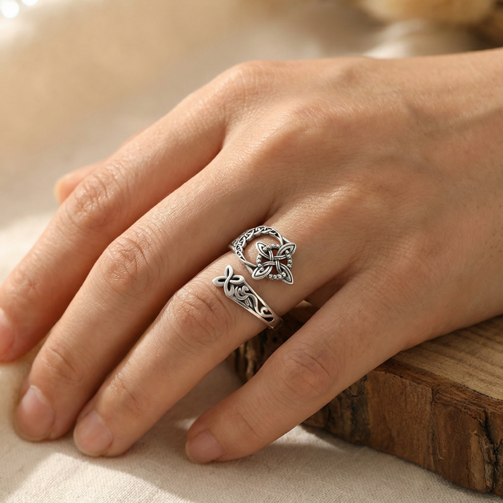 Keltara™ - Celtic Witches Protection Knot Ring