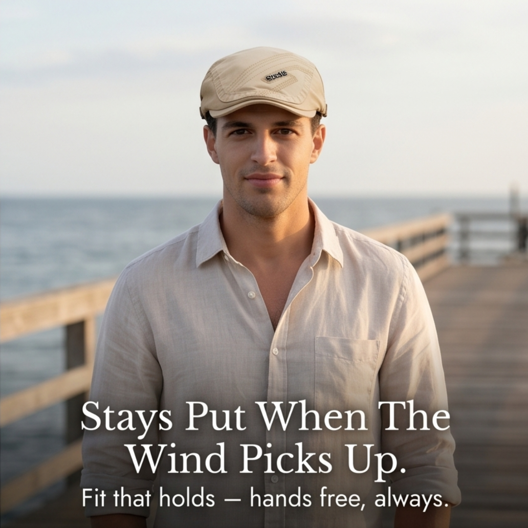 Caplow™ – Low-Profile Flat Cap for Everyday Wear