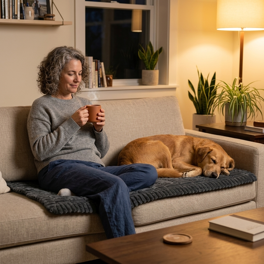 Pawlora™ – Plush Non Slip Couch Protector for Pets