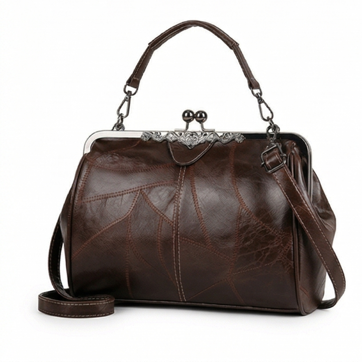 Bellora™ – Vintage Kiss Lock Handbag