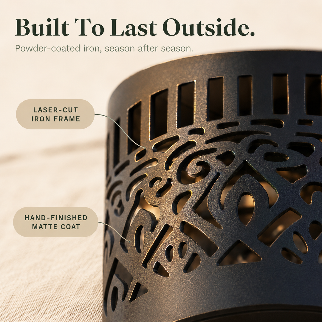 Veluna™ – Solar Mandala Projector Wall Light for Outdoor Garden Decor