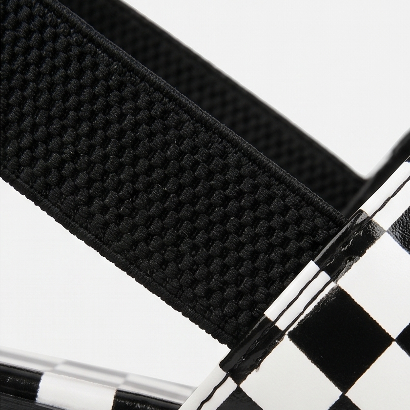 Livia™ Checkered Platform Wedge Sandals