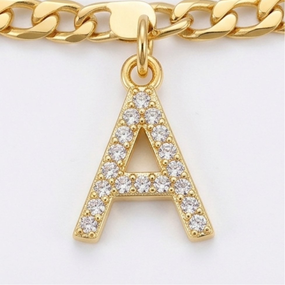 Letterly™ – Letter Layered Anklet