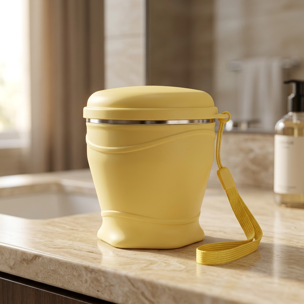FoldSip™ Collapsible Travel Cup with Leakproof Lid