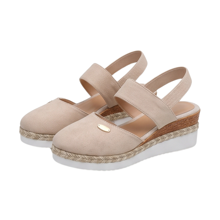 Stepwell™ – Cushioned Espadrille Wedge Sandals