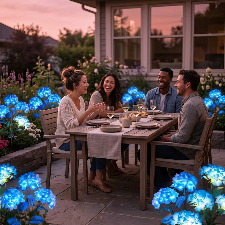 Lumelle™ Solar Hydrangea Garden Lights (2Packs)