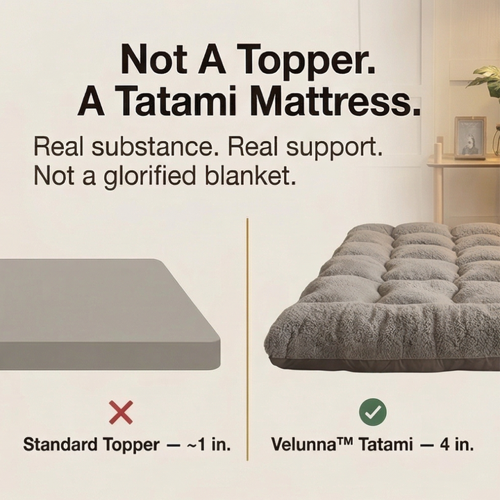 Velunna™ – Plush Tatami Mattress