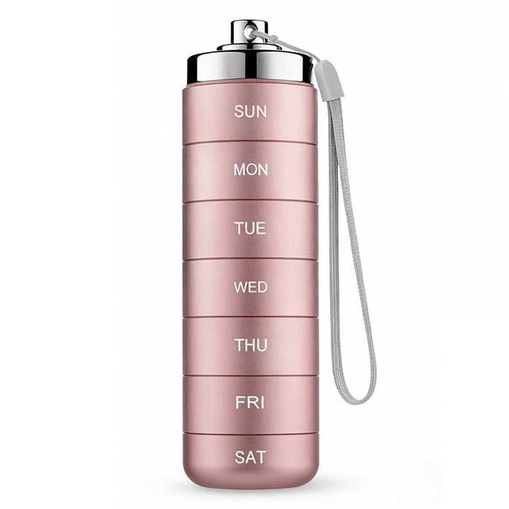 Pillvault™ – Waterproof 7 Day Aluminum Pill Organizer