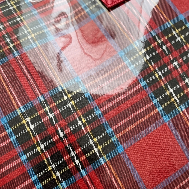 Carroway™ Glossy Checkered Tote Bag