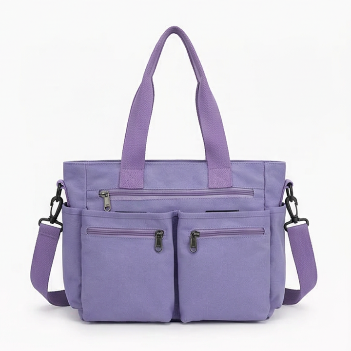Clovera™ – Multi Pocket Corduroy Shoulder Bag