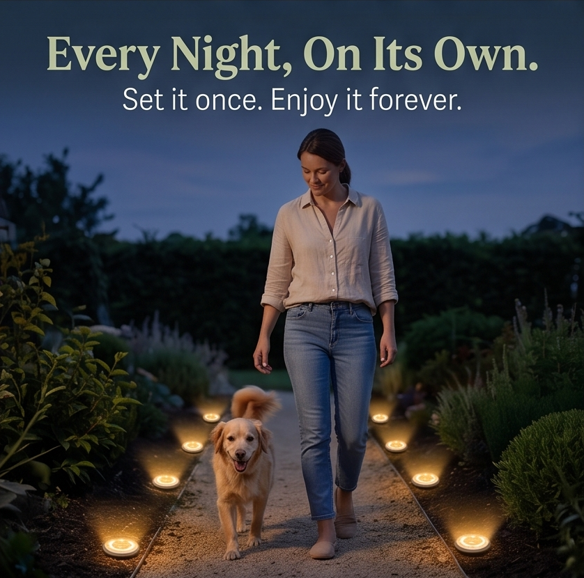 Lumeré™ – Warm-Glow Solar Path Lights