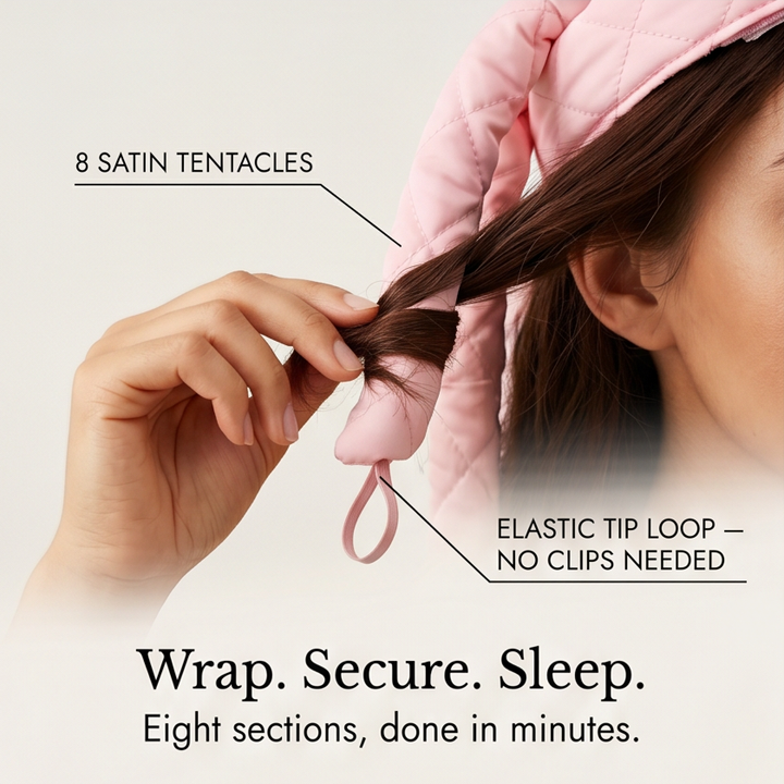 Lunova™ – Heatless Satin Curling Headband