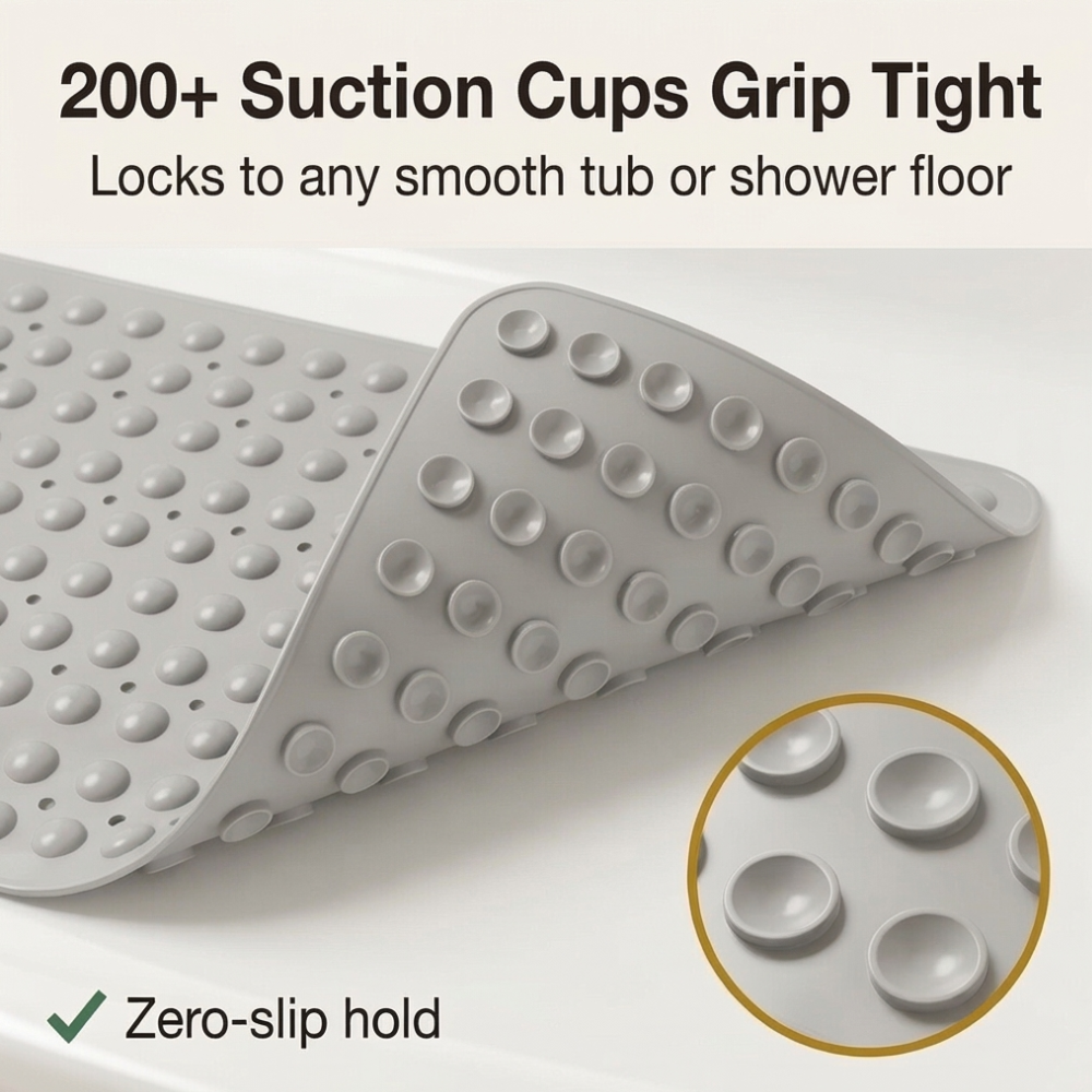 Steddi™ – Full Length Suction Grip Bath Mat