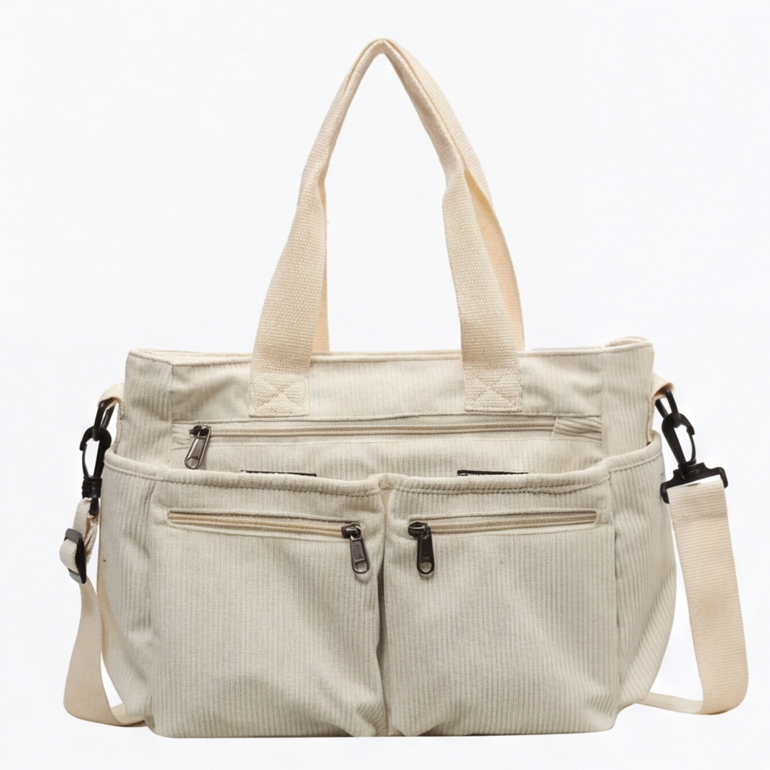 Cordova™ Multi Pocket Corduroy Shoulder Bag