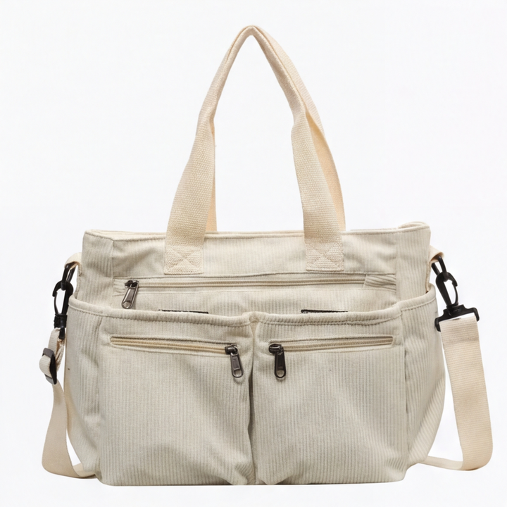 Cordova™ Multi Pocket Corduroy Shoulder Bag