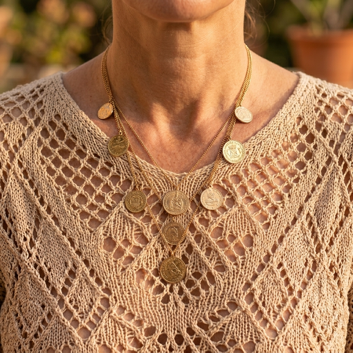 Sunfara™ – Bohemian Crochet V-Neck Top