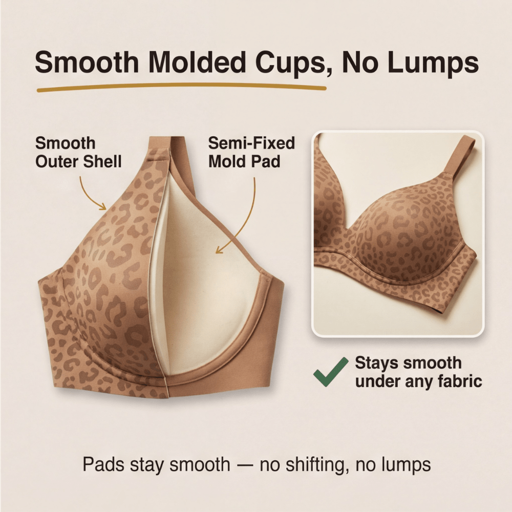 Veluna™ – Seamless Wireless Deep V Comfort Bra