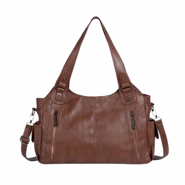 Noirvere™ — Slouchy Vegan Leather City Tote