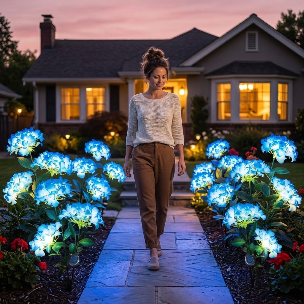 Lumelle™ Solar Hydrangea Garden Lights (2Packs)