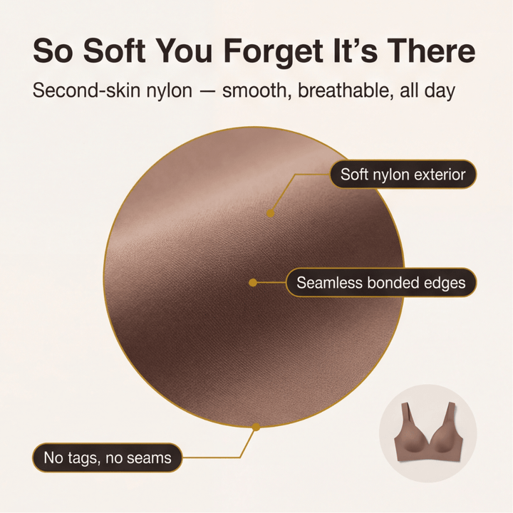 Veluna™ – Seamless Deep V Wireless Lift Bra