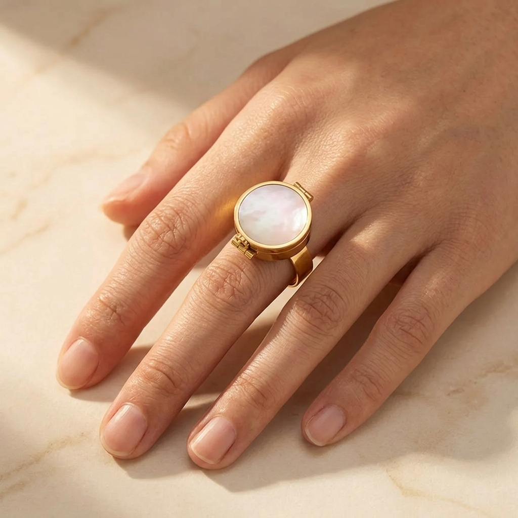 Perlina™ – Wearable Lip Balm Ring