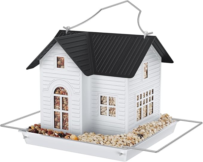 Lumora™ - Solar Bird House Feeder with Auto Glow Windows