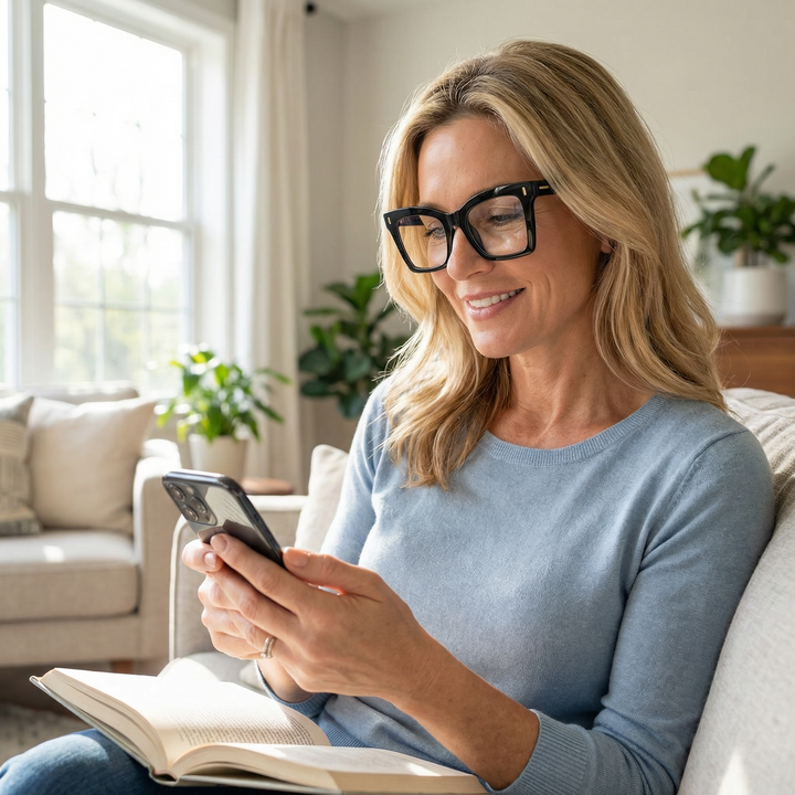 Clarisse™ – Stylish Oversized Readers for Women