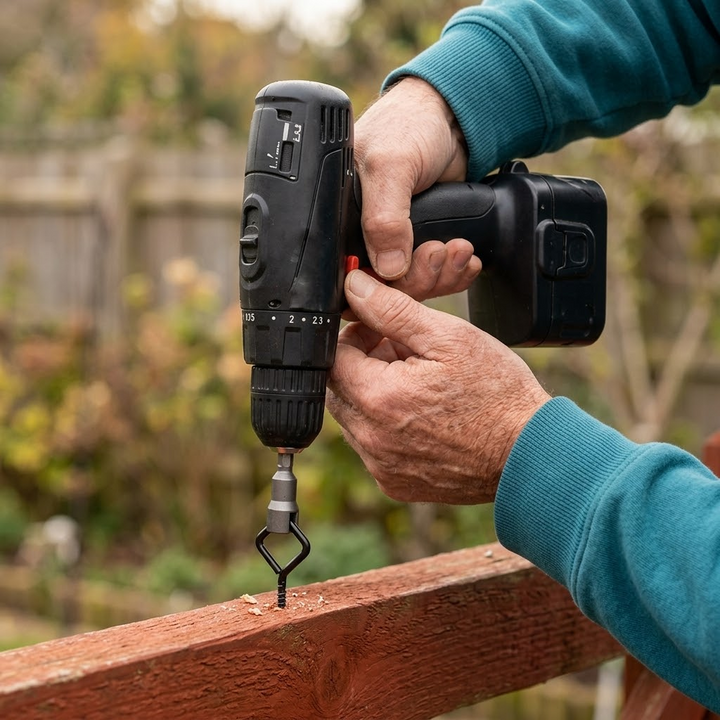 SnapLock™ - Snap Hanging Hooks with Drill Bit Set