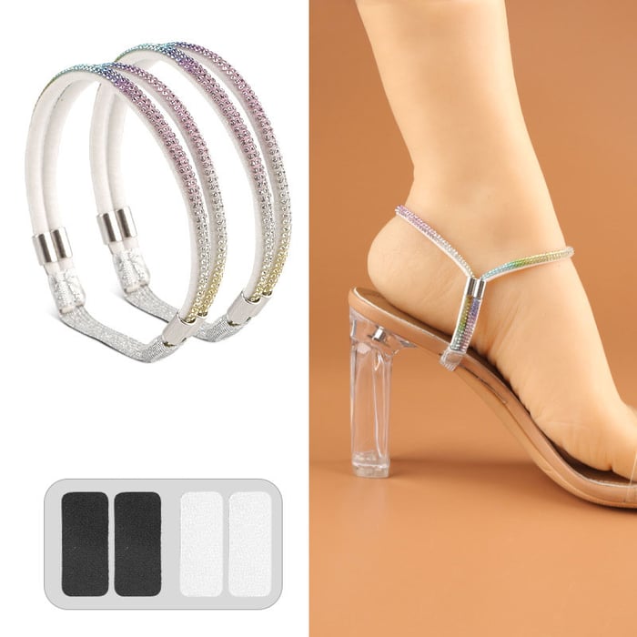 Strella™ – Instant Glam Rhinestone Heel Straps